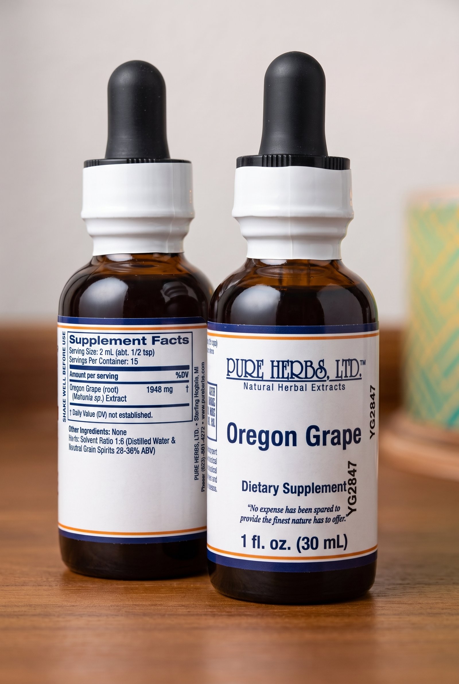 Pure Herbs, Ltd. Oregon Grape